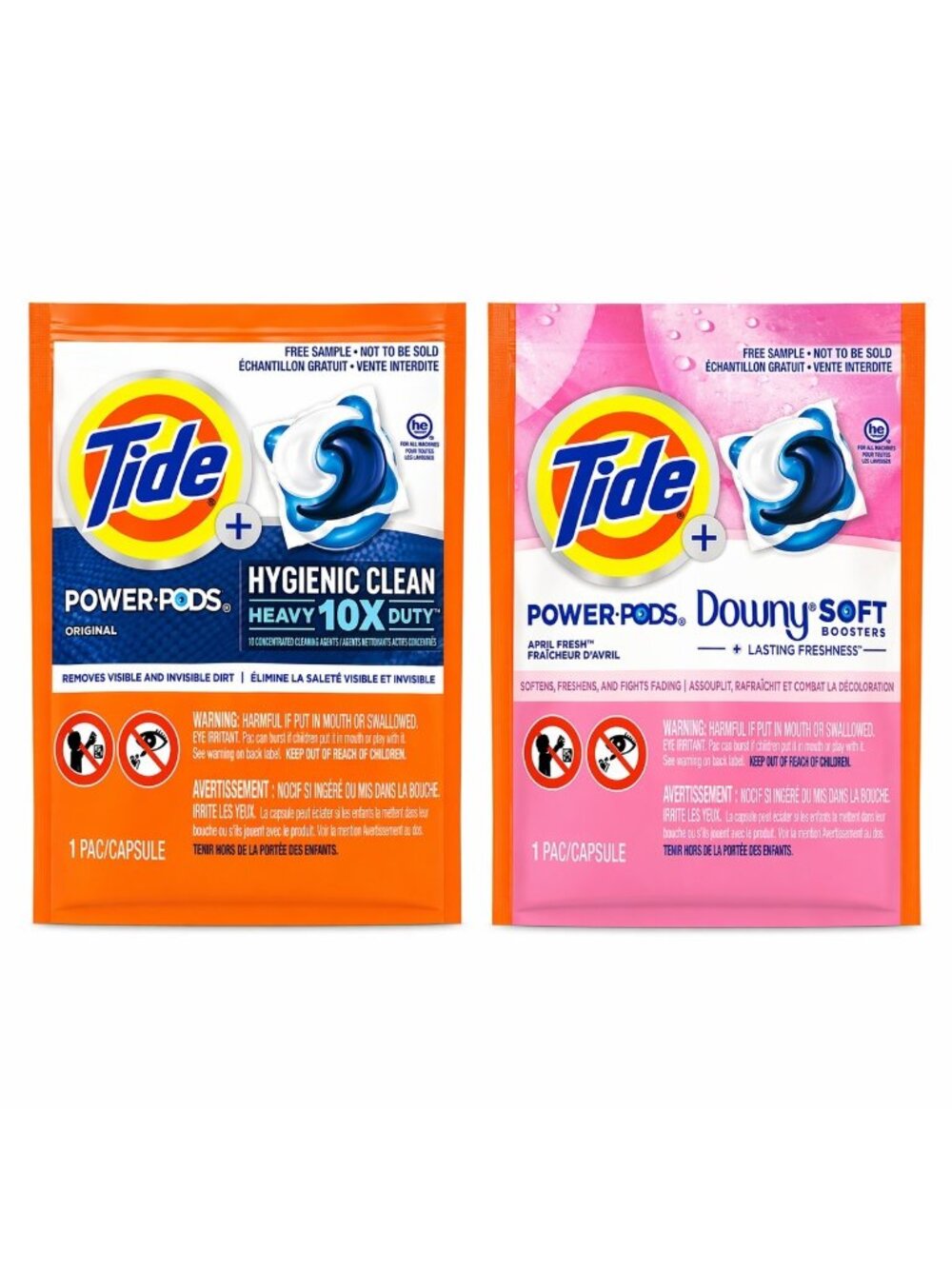 Tide Power Pods + Ivory Snow Baby Detergent Lot Travel Size Laundry Bundle Of 6 - Picture 4 of 5